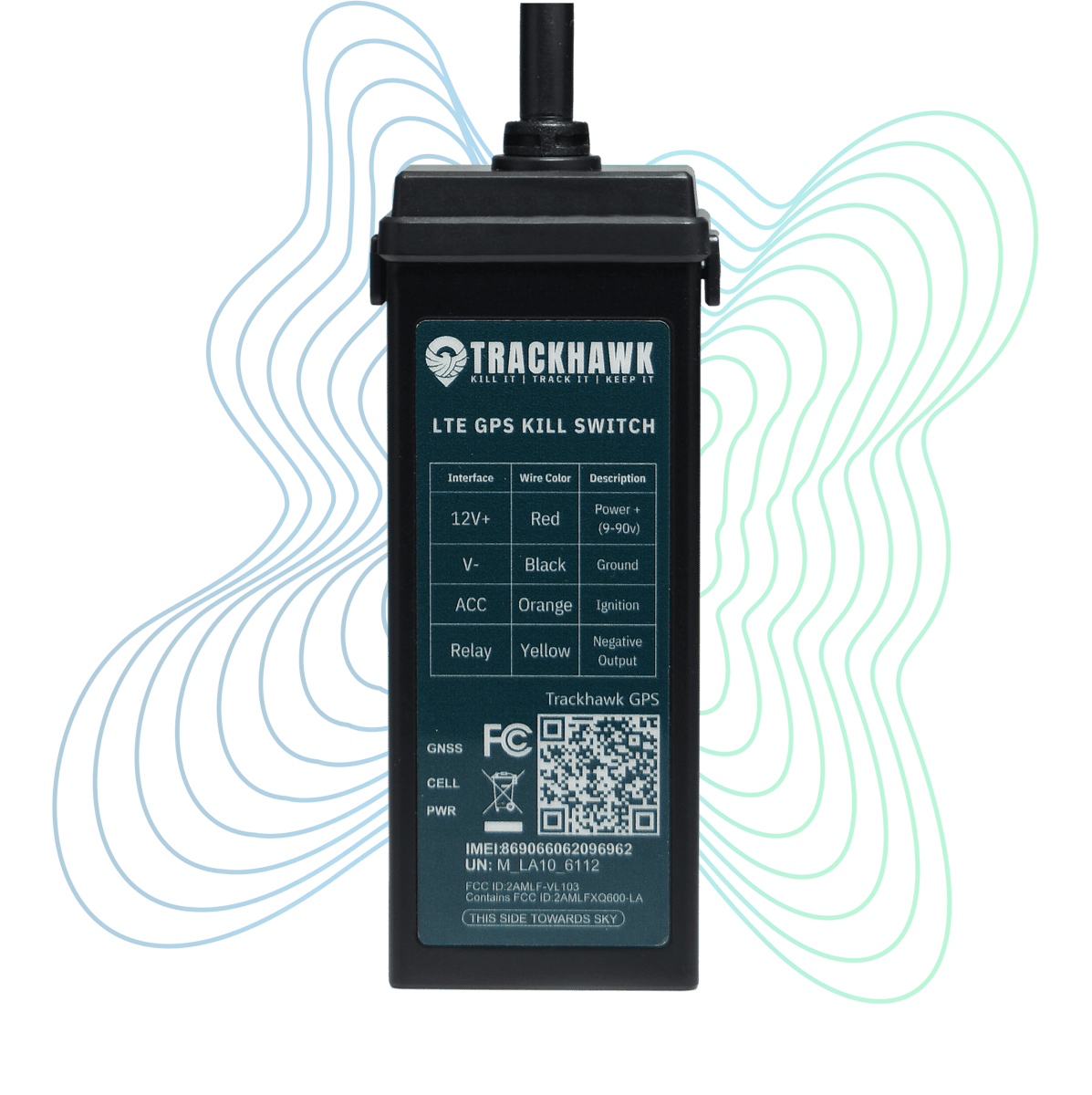 Trackhawk VL03 hardwired GPS tracker and vehicle immobilizer